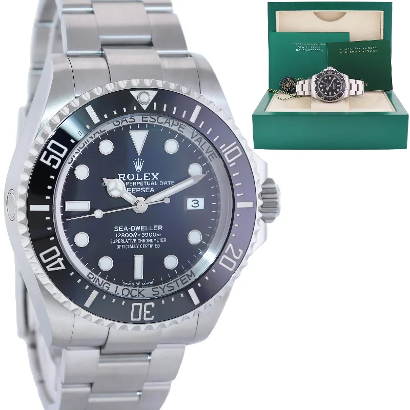 2023 NEW Rolex Sea-Dweller Deepsea Black Dial Ceramic 44mm 136660 Watch Box