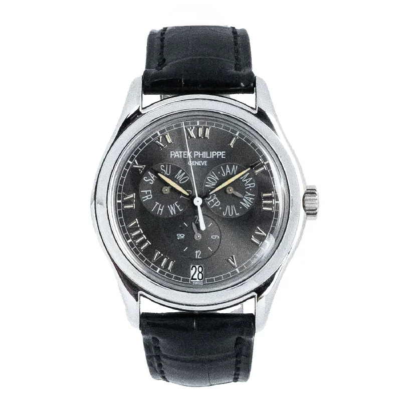 Annual Calendar Platinum Automatic Grey Dial - 5035P