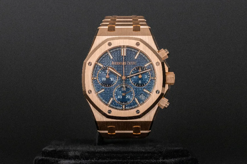 Audemars Piguet<br>26240OR Royal Oak Chronograph Flyback Blue Dial