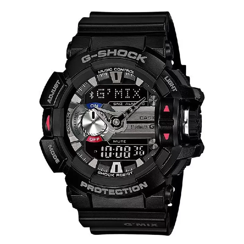 Casio G-Shock Analog-Digital Black Dial Men's Watch-GBA-400-1ADR (G556)