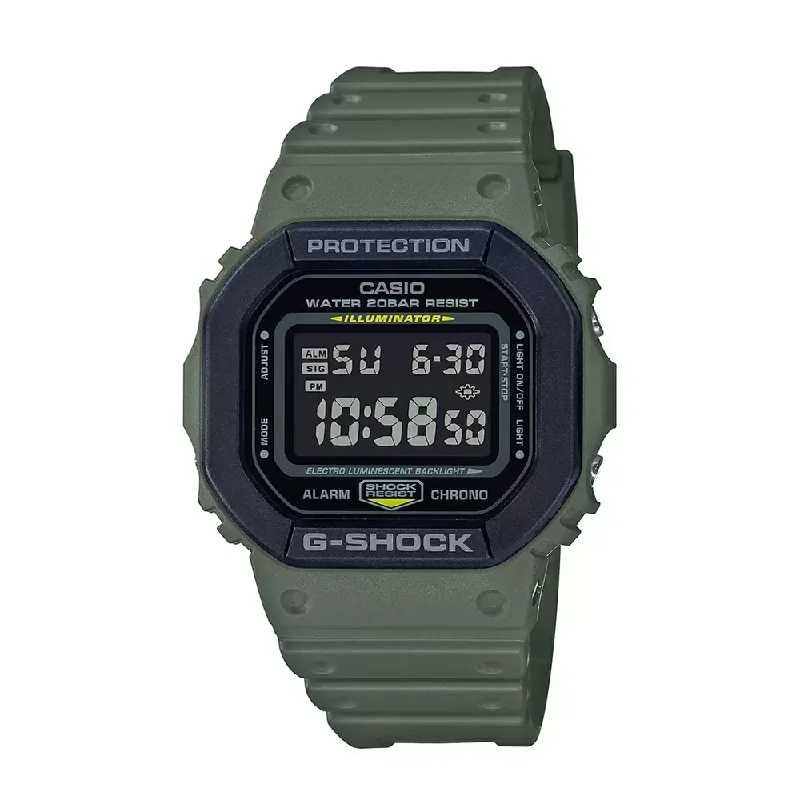 Casio G-Shock Digital Black Dial Unisex's Watch-DW-5610SU-3DR (G1015)