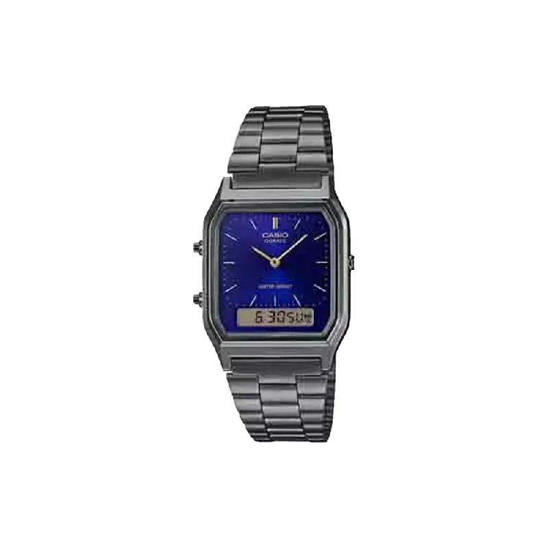 Casio Vintage Series Analog-Digital Blue Dial Unisex Watch - AQ-230GG-2ADF (D183)