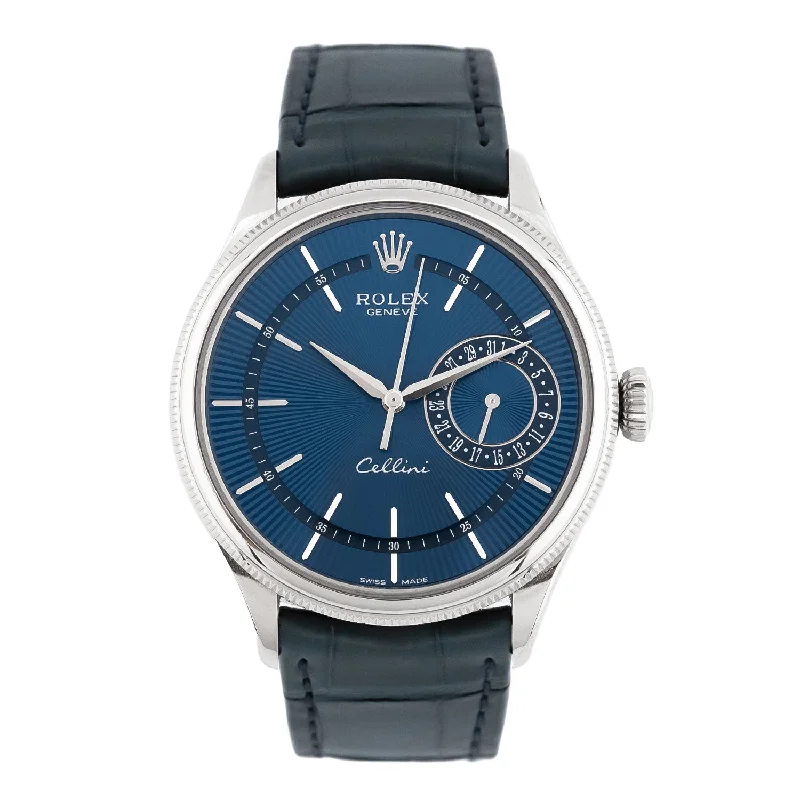 Cellini Date 39mm Blue Dial - 50519