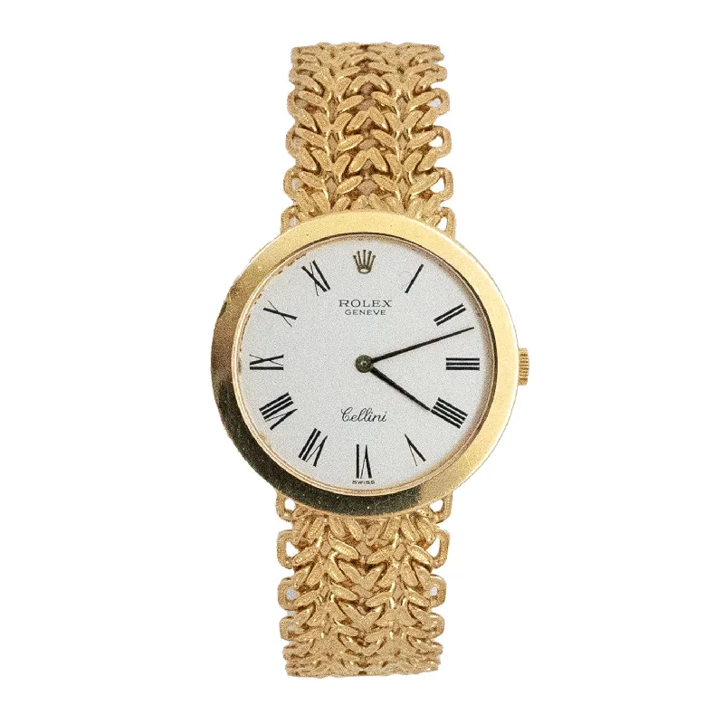 Cellini Yellow Gold White Dial 30mm - 3838