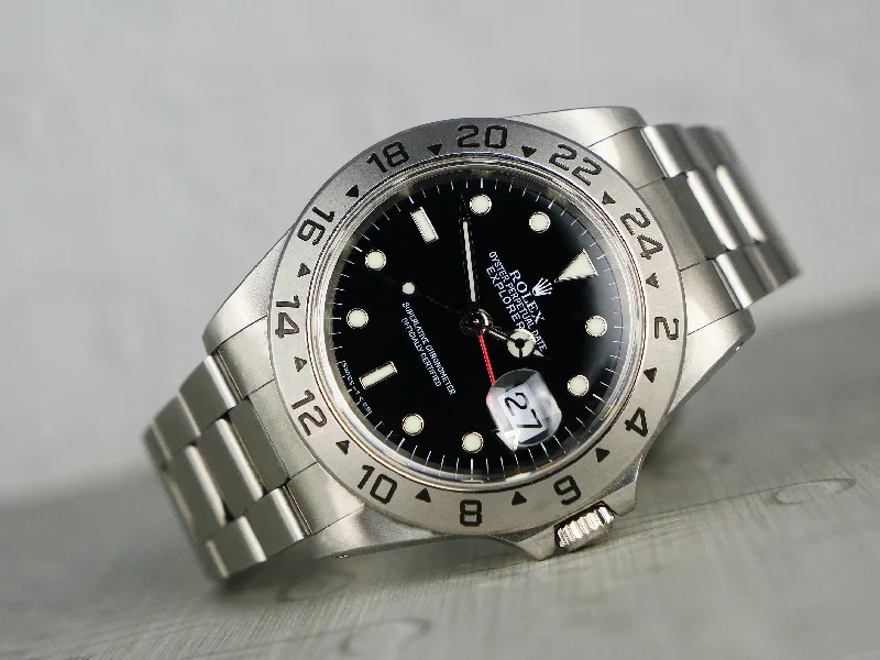 Rolex Explorer II 16570 Transitional Tritinova Dial