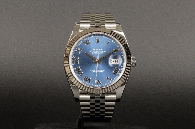 Rolex<br>126334 Datejust 41 Azzurro Blue Dial