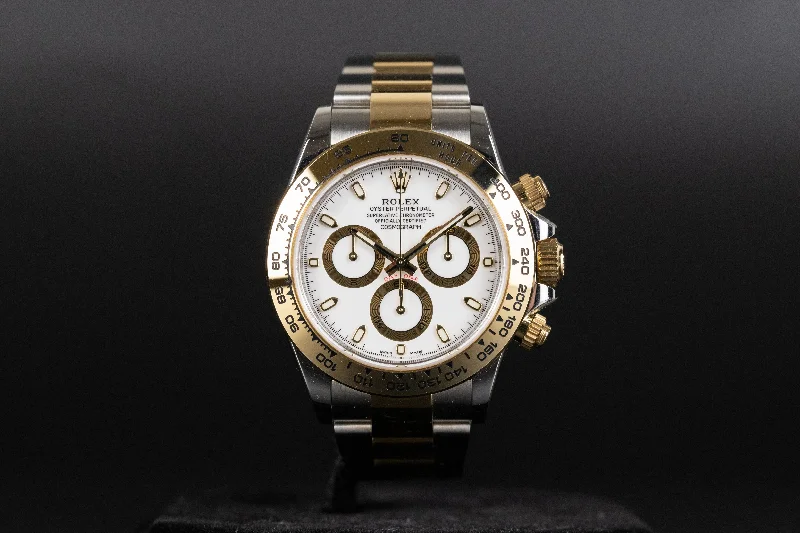 Rolex<br>116503 Daytona SS/18k White Dial