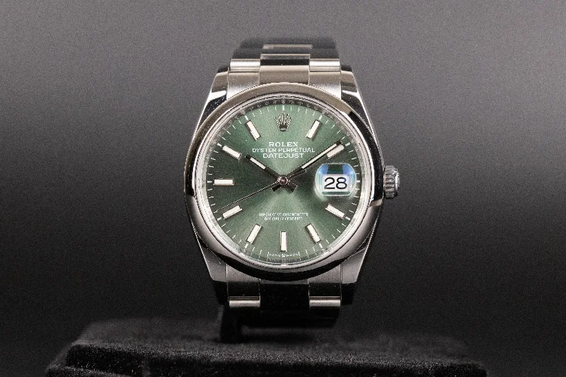 Rolex<br>126200 Datejust 36 Mint Green Dial