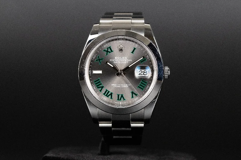 Rolex<br>126300 Datejust 41 Slate Green 'Wimbledon' Dial