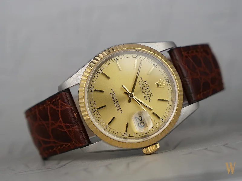 Rolex Datejust  36mm 18ct Gold and Stainless Steel